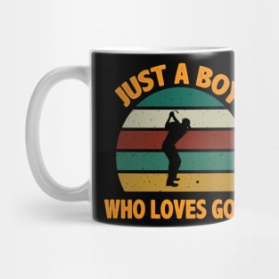 Just A Boy Who Loves Golf Mug